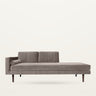 Chaise longue izquierda gris claro de Broste Copenhagen