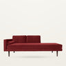 Chaise longue izquierda rojo teja de Broste Copenhagen