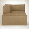 Chaise longue modular Catena S600 mostaza módulo izquierdo