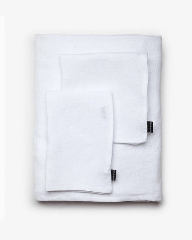 Funda para chaise longue STROZZI lino blanco Dareels detalle