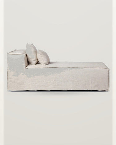 Chaise longue STROZZI 100x190 cm lino Cross Dareels