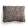 Cojín cuadrado de jacquard con flecos Le Monde Sauvage