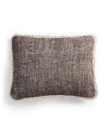 Cojín cuadrado de jacquard con flecos Le Monde Sauvage