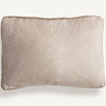 Cojín de lino beige fibra natural de Vical