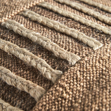 Cojín de yute marrón kilim rectangular de Vical, imagen 4