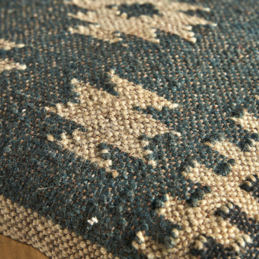 Cojín de yute tonos de azul kilim de Vical, imagen 4