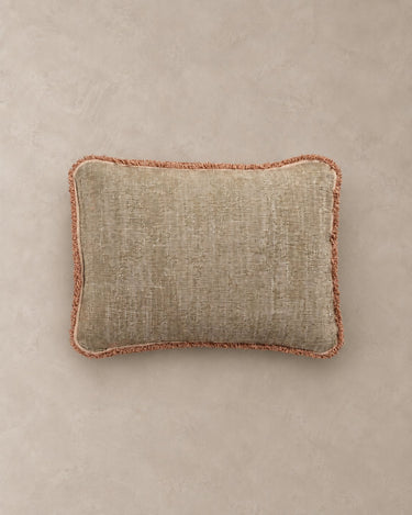 Cojín de jacquard rectangular con flecos Le Monde Sauvage