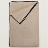 Colcha PAWAI de lino natural 270 × 270 cm Dareels