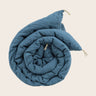 Selena quilted bedspread in premium washed linen, image 29