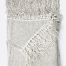 Colcha WRINKLES de lino blanco 270x270 cm Dareels