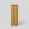 Columna pedestal de esparto trenzado natural — vista principal