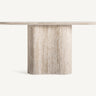 Consola de travertino beige grande de Vical
