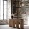 Consola de travertino beige mediana de Vical, imagen 6