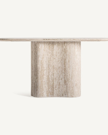 Consola de travertino beige grande de Vical