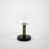Green glass wine goblet by Olsson & Jensen