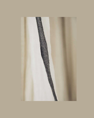 Cortina Surendra de algodón y lino — detalle 3