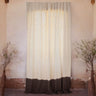 Cortinas degradadas de algodón
