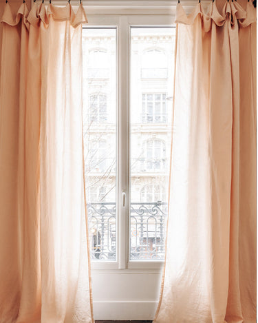 Cortinas en color rosa