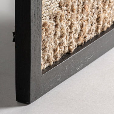 Cuadro de madera de mango yute algodón negro de Vical, imagen 5