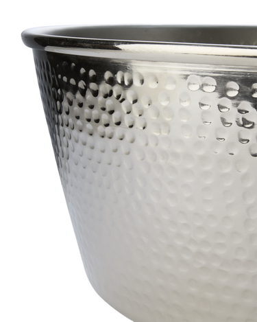Cubo enfriador de botellas Carter plateado