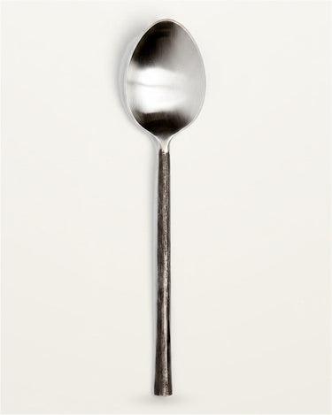 Cuchara Odin de acero inoxidable en plata y negro