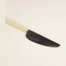 Vista principal completa de cuchillo para mantequilla de cuerno y laca arena