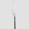 Cuchillo Odin de acero inoxidable plata y negro Affari of Sweden para mesa