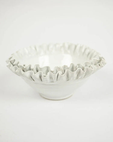 White ceramic decorative bowl by Olsson & Jensen