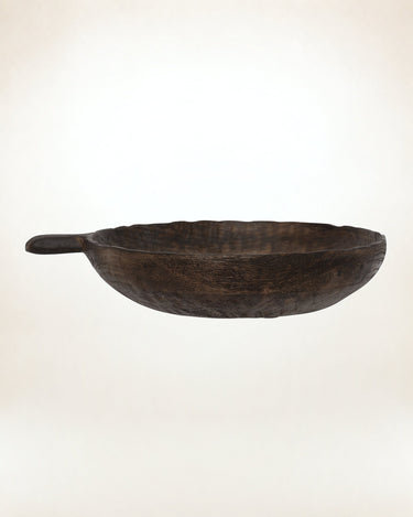 Cuenco Modern Rustic de madera de mango con acabado roble oxidado