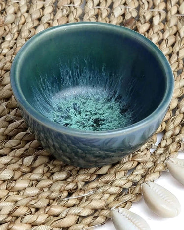 Blue ceramic sauce bowls - Set of 4 by Bazar Bizar for sauces