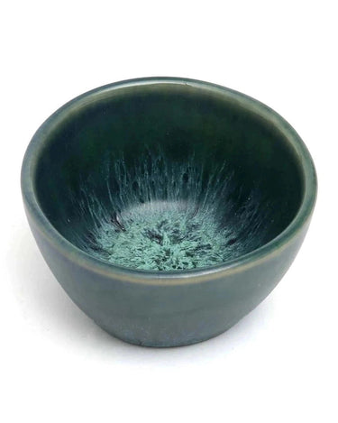 Blue ceramic sauce bowls - Set of 4 by Bazar Bizar, detail view