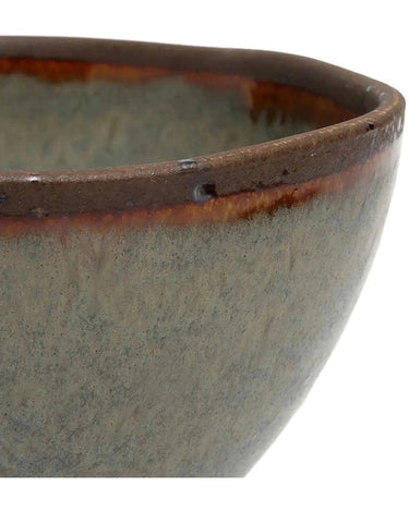 Set of 6 medium ceramic cereal bowls by Bazar Bizar