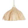 Lámpara colgante de cáñamo natural gran formato de Bazar Bizar