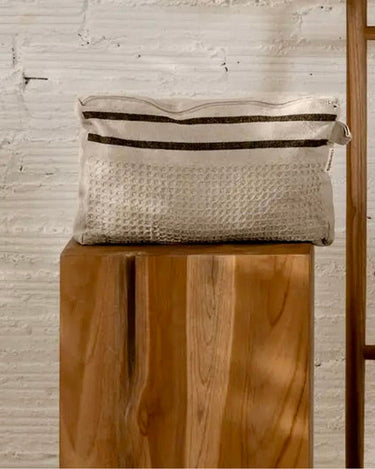 Trousse en tissu nid-d’abeilles Dareels