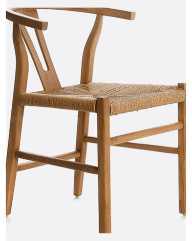 Silla ROB de teca y cuerda natural Dareels