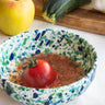 Plato rallador cerámica artesanal mediano azul Coral Alfar Tierra Cocida