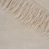 Detalle de alfombra de lana beige con diseño de arrecife oceánico Oceanic Reef Linie Design