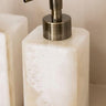 Dispensador de jabón de mármol blanco de 150 ml