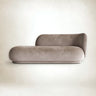 Diván Rico derecho de terciopelo beige 203 cm en Matuta Home - imagen 1