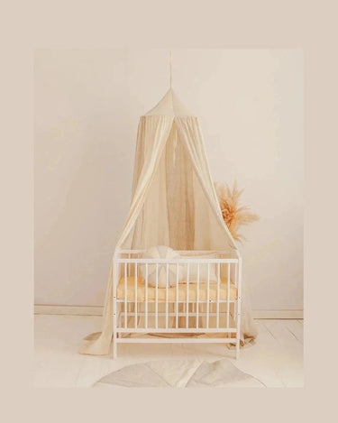 Dosel para cuna en color crema