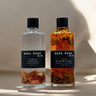 Dúo facial de agua floral y aceite con flores y cristales