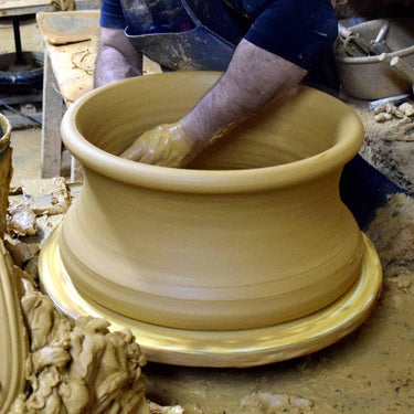 Lámpara de Pie de Cerámica Hecha a Mano 100 cm