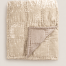 Edredón de seda beige reversible de Le Monde Sauvage