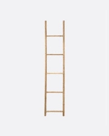 Escalera toallero de teca para baño o dormitorio