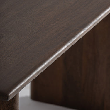 Escritorio de madera de mango marrón de Vical, imagen 4