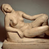 Escultura Art Déco francesa años 30 desnudo de mujer