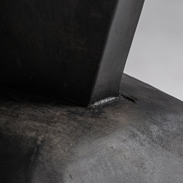 Escultura de madera de teca negro de Vical, imagen 4