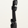 Escultura de teca negro mate de Vical