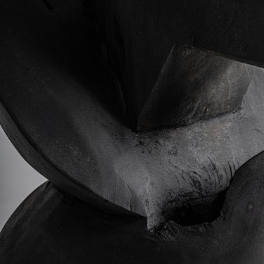 Escultura de teca negro mate de Vical, imagen 4