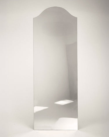 Front view of a tall Art Deco wall mirror
